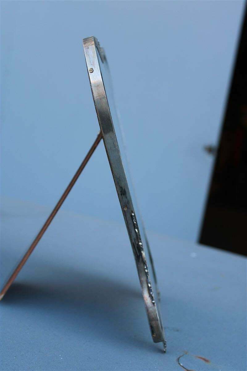 photo furniture Italy 1950 Silver Mirror For Women''S Dressing Table For Make Up And Earrings
