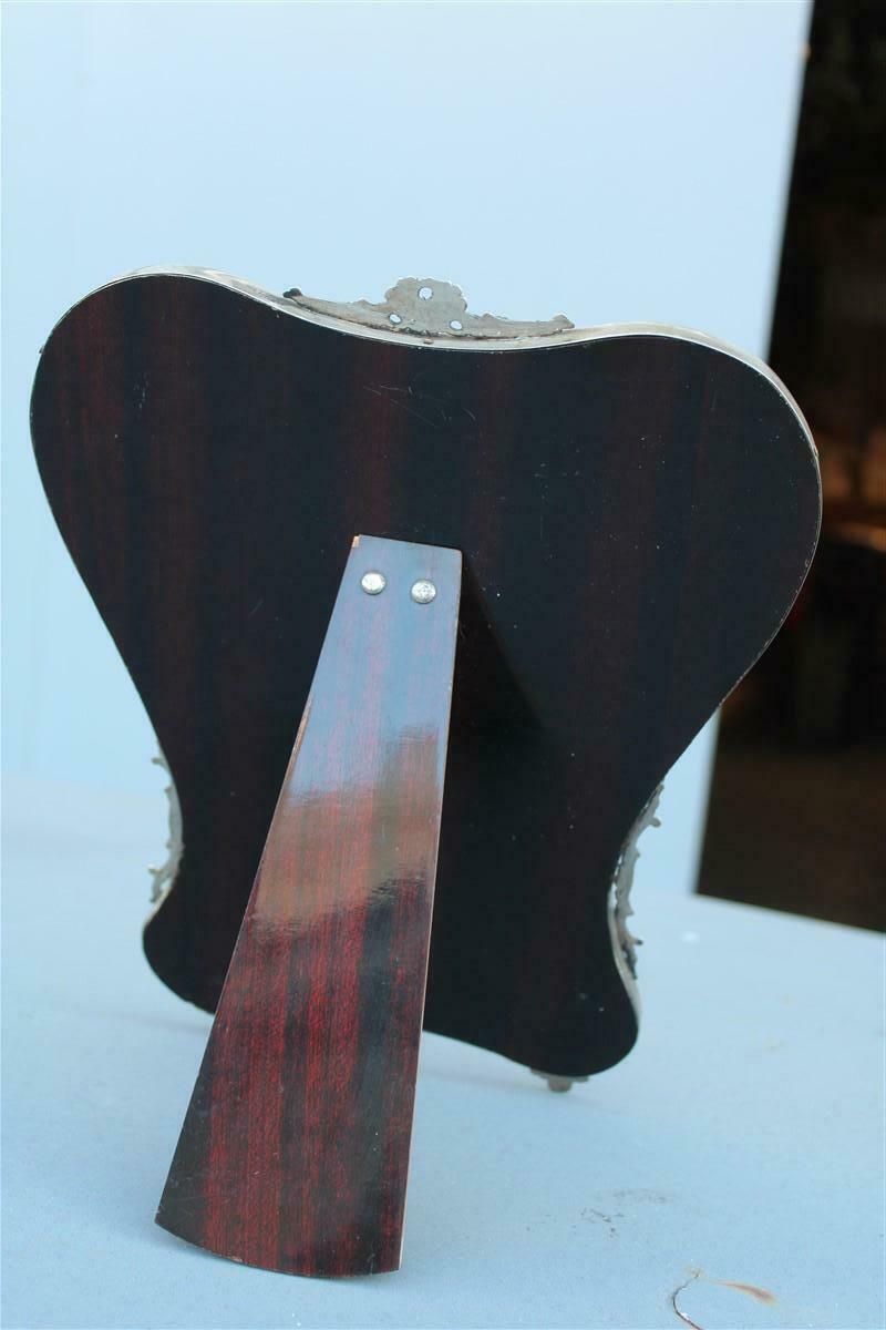 photo for sale Italy 1950 Silver Mirror For Women''S Dressing Table For Make Up And Earrings