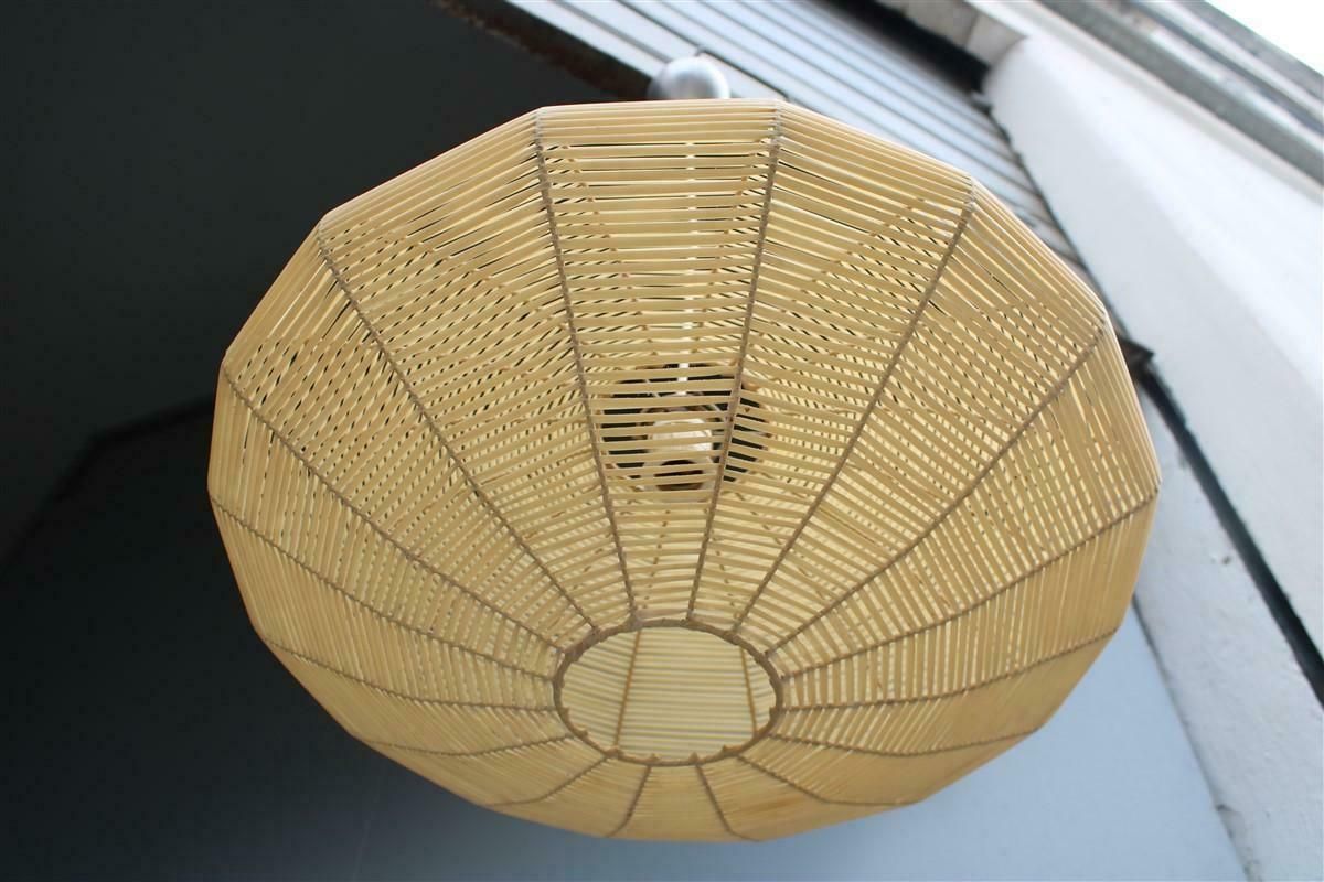 photo furniture Midcentury Italian Beige Ufo Round Lamp Plastic And Metal, 1950s