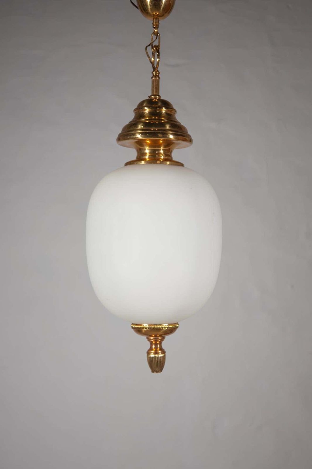 Hollywood Regency Opaline 1950s ''China'' Pendant Lamp, Italy photo Lighting