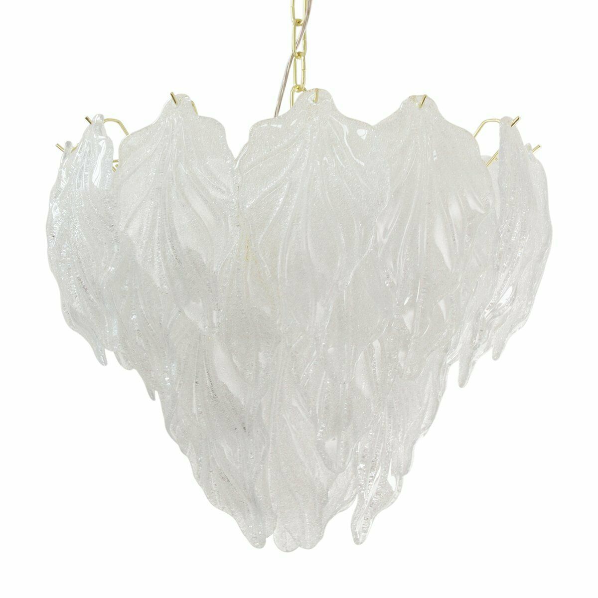 Suspension Chandelier In Murano Glass Color Crystal, Italy, 90s photo furniture