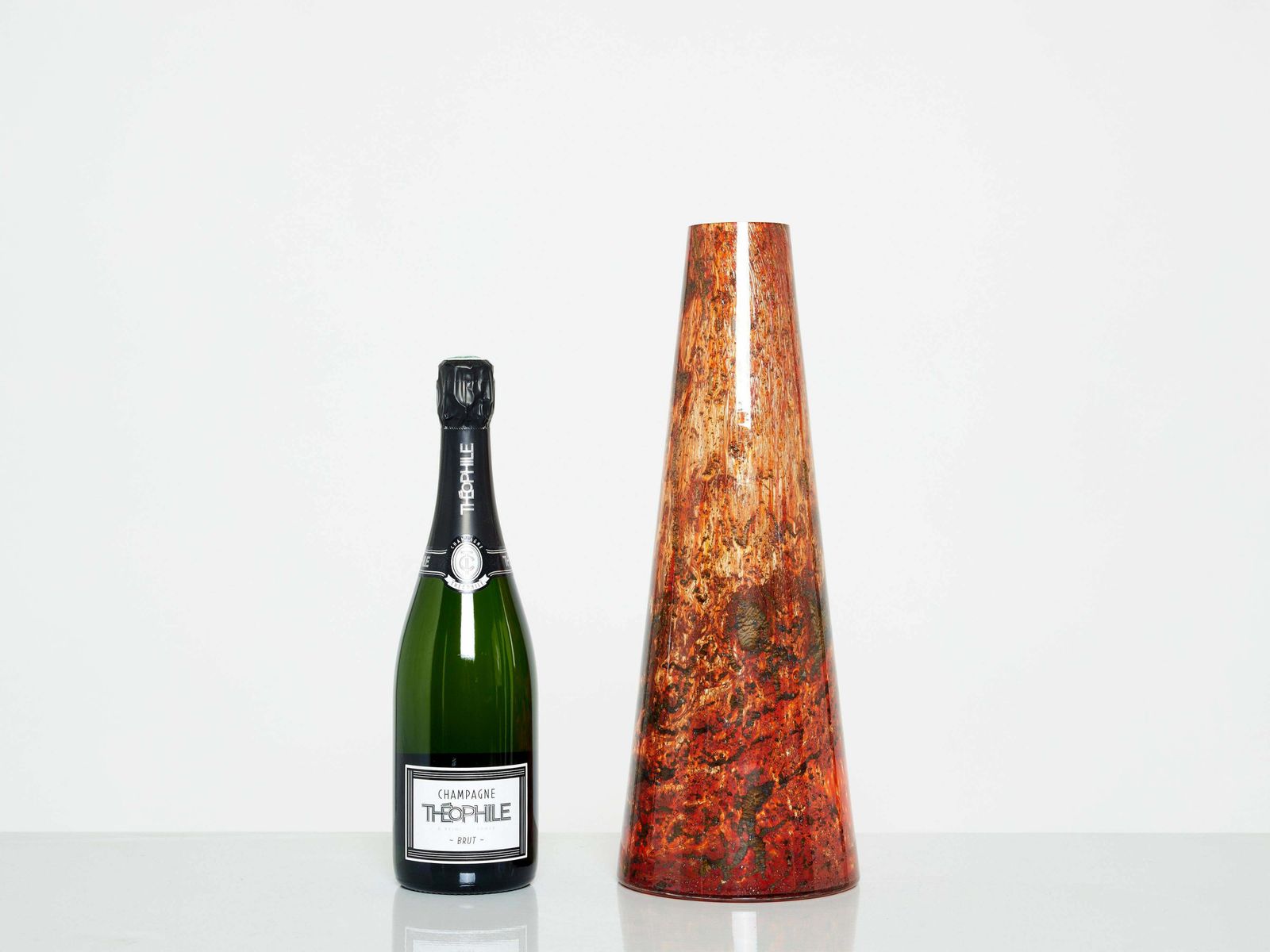 Grand vase en verre de Murano à inclusions, 1970 photo vinterior