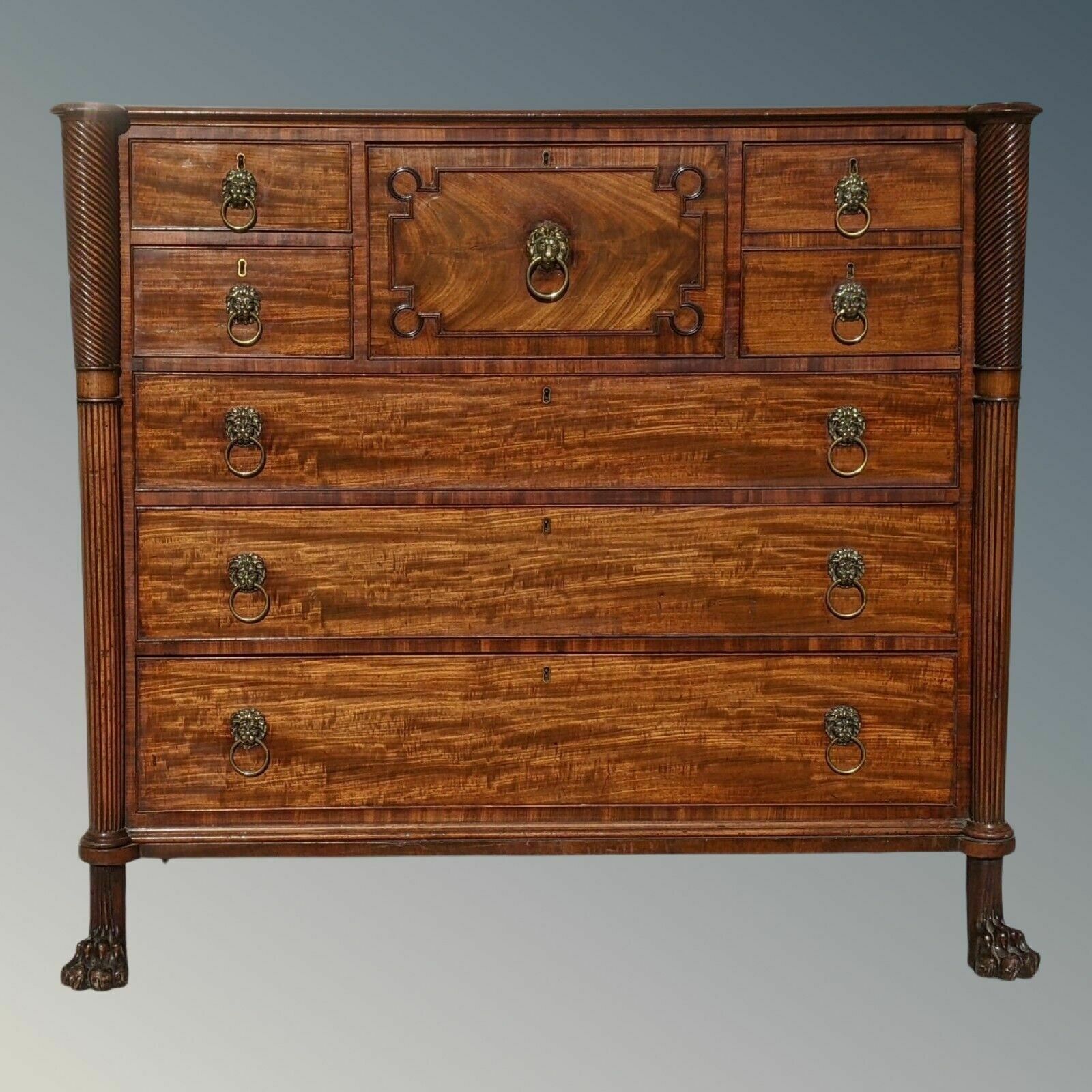 Superb Regency Mahogany Chest Of Drawers