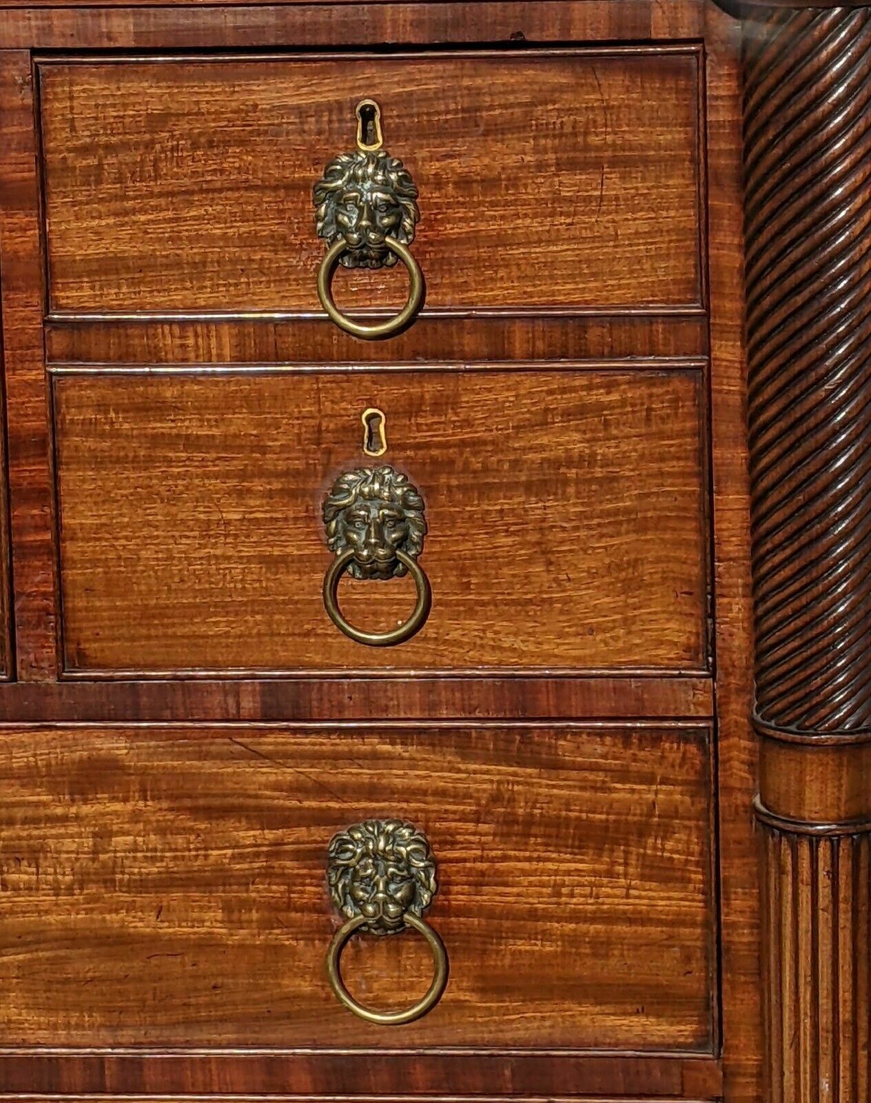 Superb Regency Mahogany Chest Of Drawers photo buy
