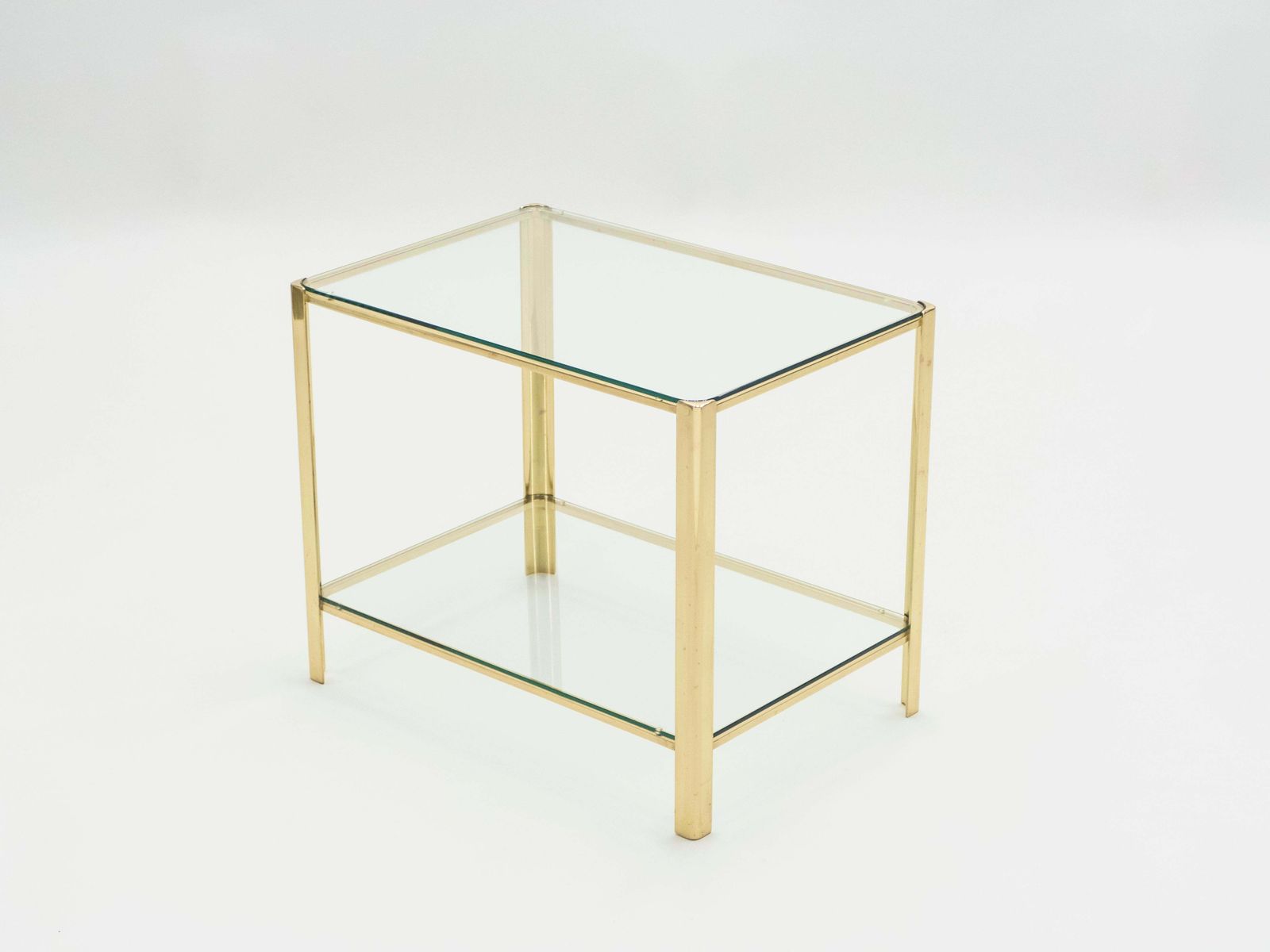 Table d'appoint française en bronze par J.T. Lepelletier pour Broncz, années 1960 photo furniture