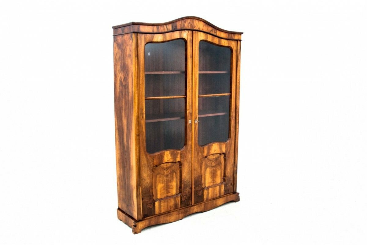 Library   Antique Display Case, Northern Europe, Around 1890. After Renovation. photo furniture