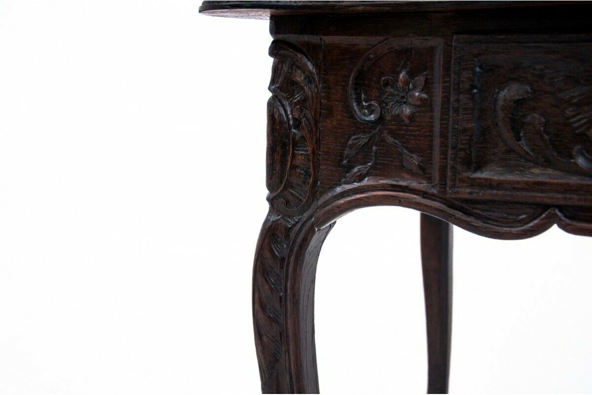 Antique Table, Western Europe, Late 19th Century. After Renovation. photo vintage