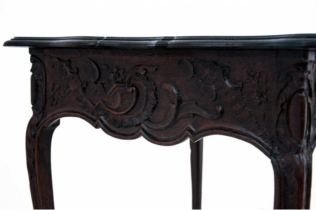photo furniture Antique Table, Western Europe, Late 19th Century. After Renovation.