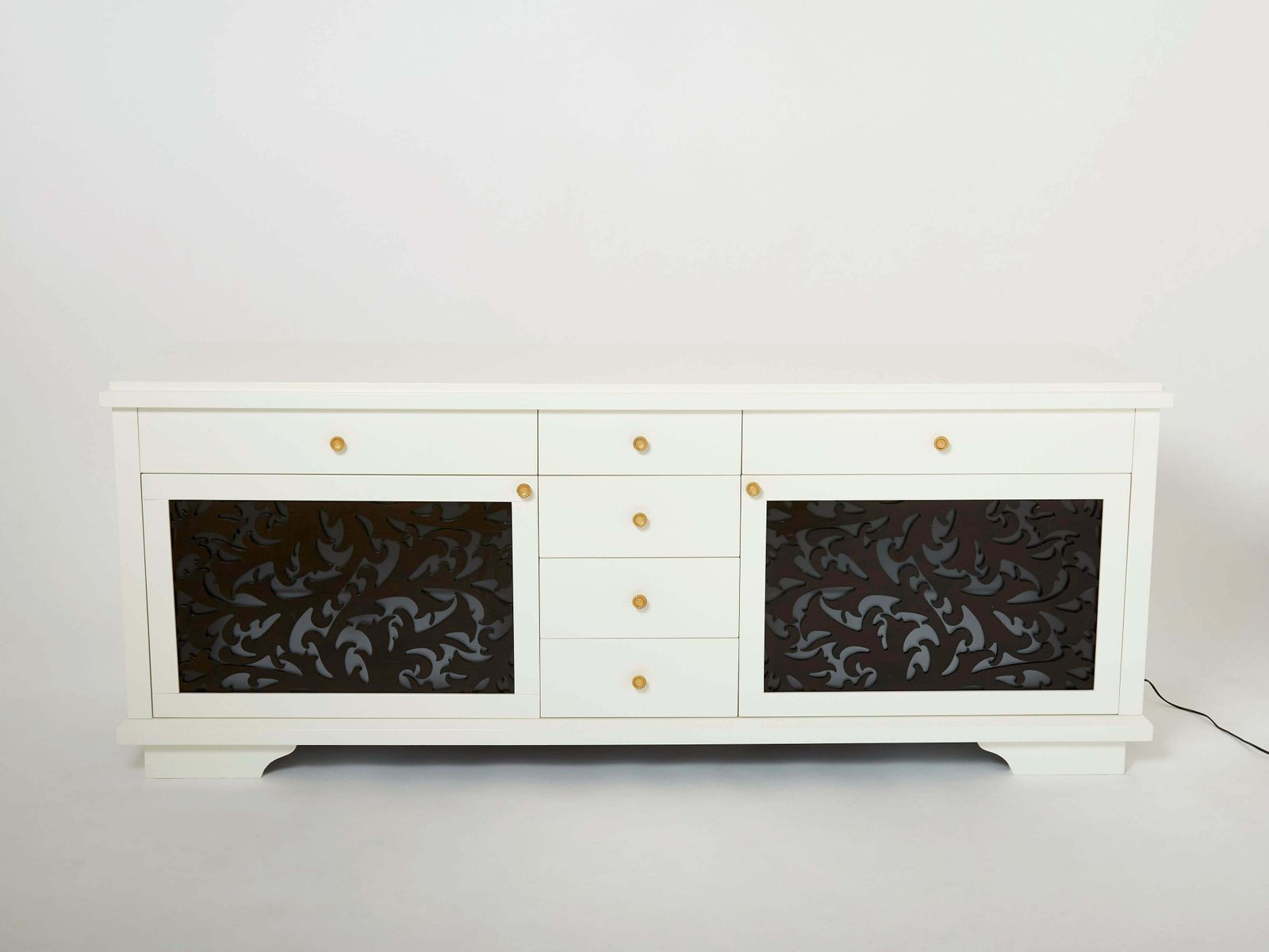 photo vintage Buffet Moucharabieh, par Garouste & Bonetti pour Christian Lacroix, 1987