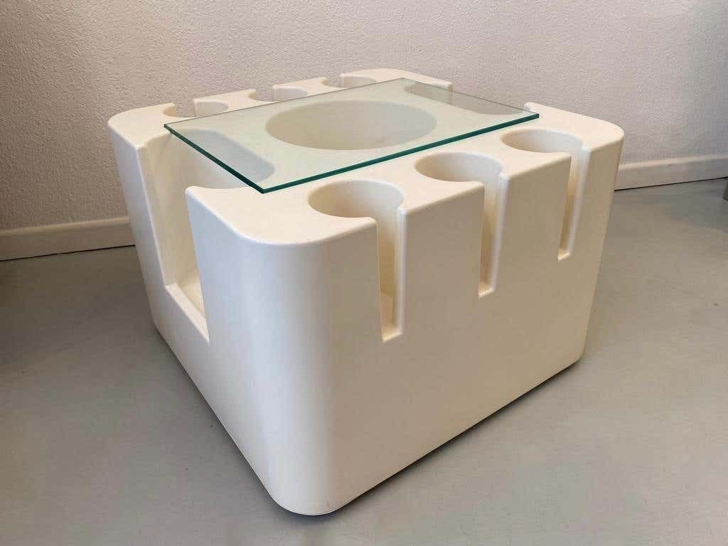 Bacco" Molded Plastic Bar Cart By Sergio Mazza For Artemide, Italy Ca. 1967 photo for sale