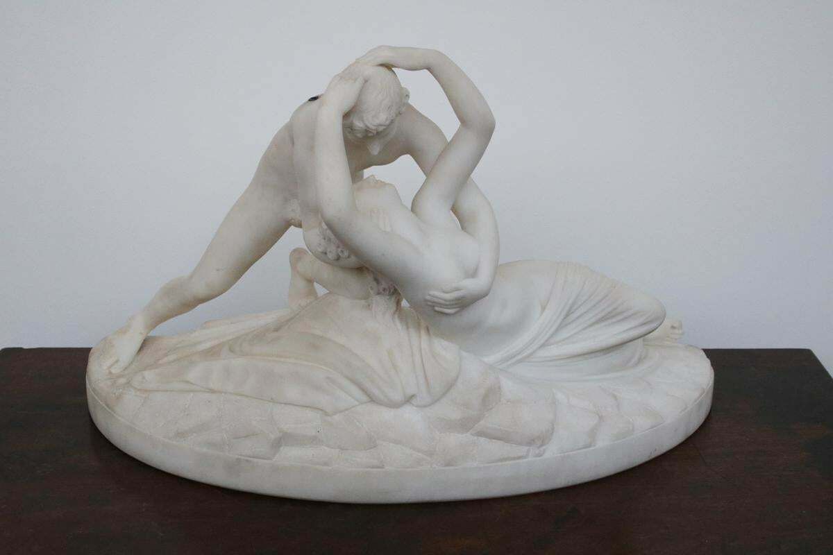 Sculpture Of Psyche Revived By Cupid''S Kiss photo Home Decor