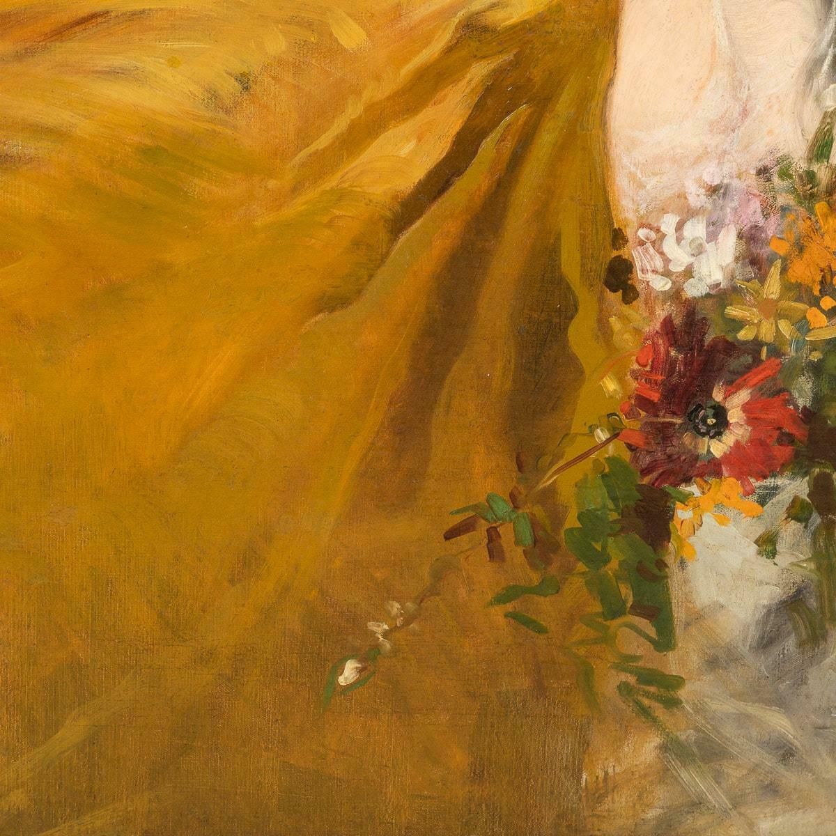photo vinterior Painting Of A Young Lady Signed Salvatore Postiglione, Italy, (1812 1881)