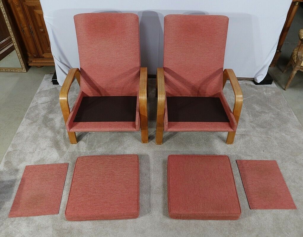 3028.2 Pair Of Scandinavian Armchairs – 1970s photo
