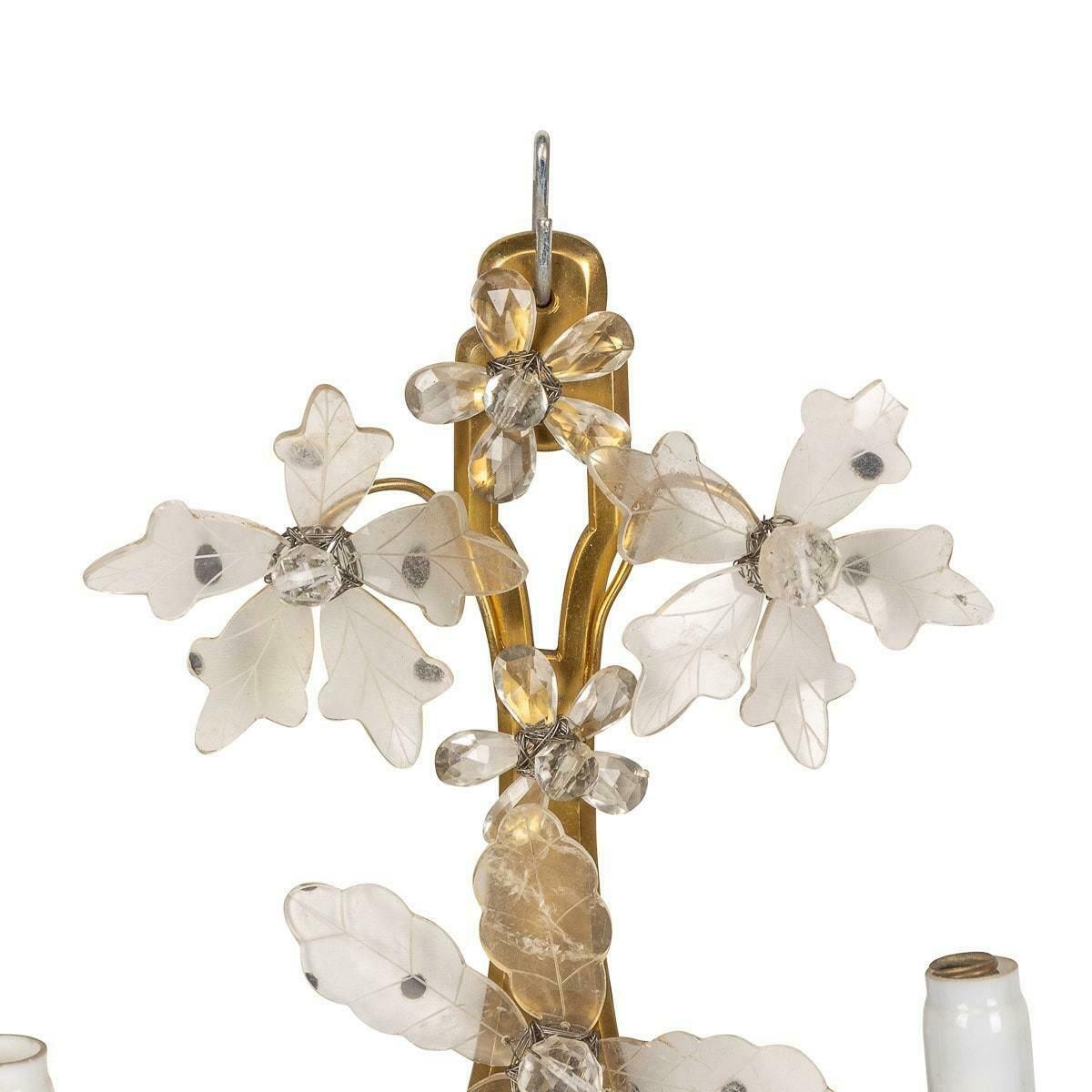 20th Century French Baroque Style D'appliques Wall Lights, Maison Bagues, C.1900 photo furniture