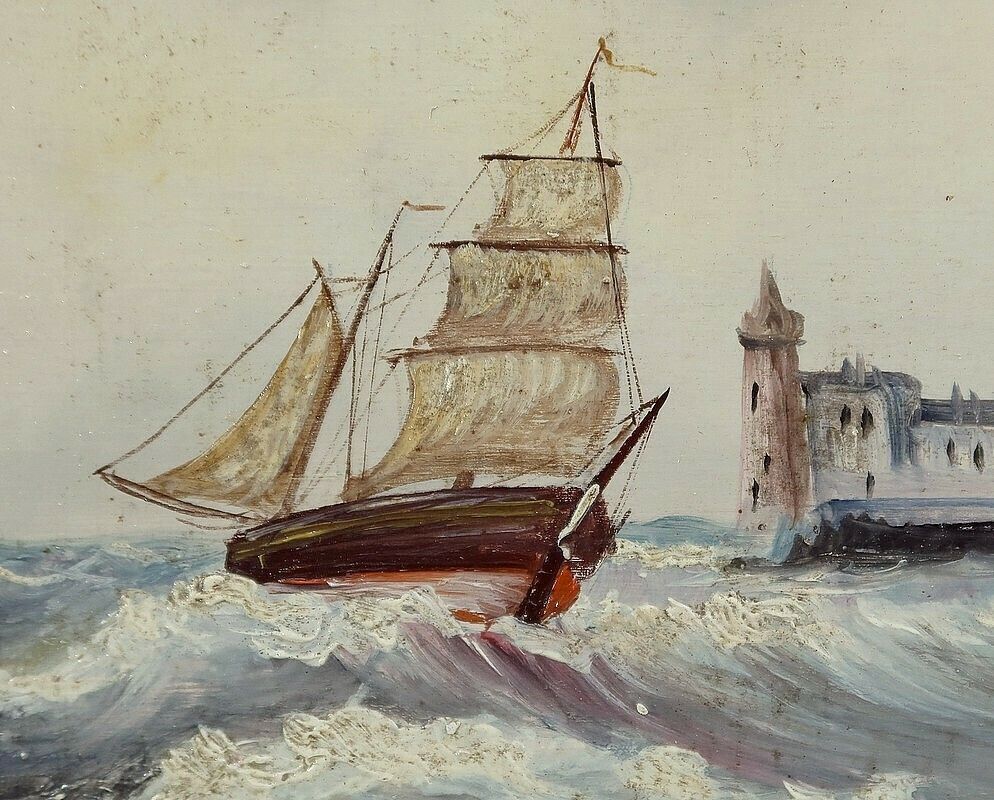 Marine Painting, 19th Century photo vinterior