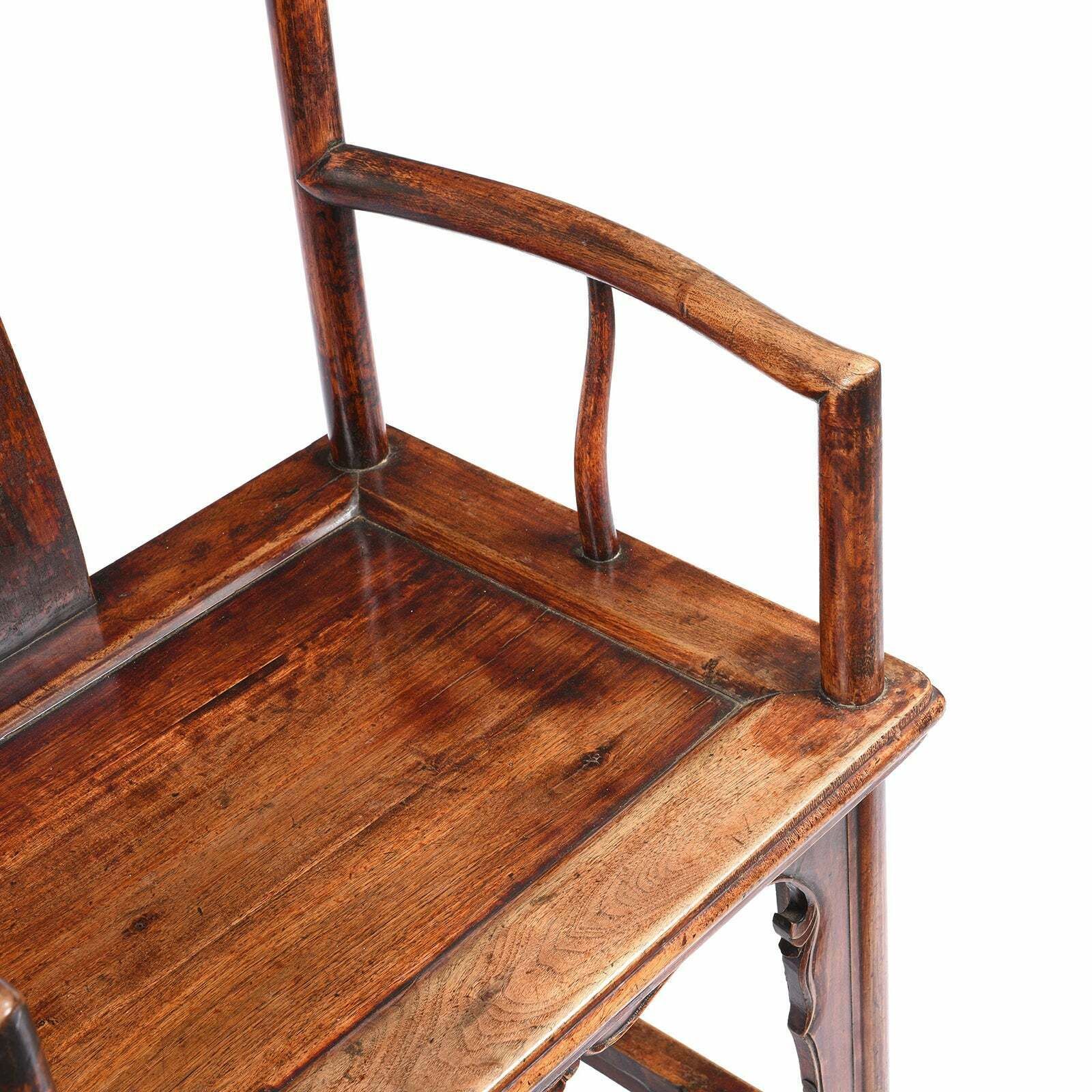 Chinese Short Backed Southern Officials Hat Armchair 19th Century photo 908.0