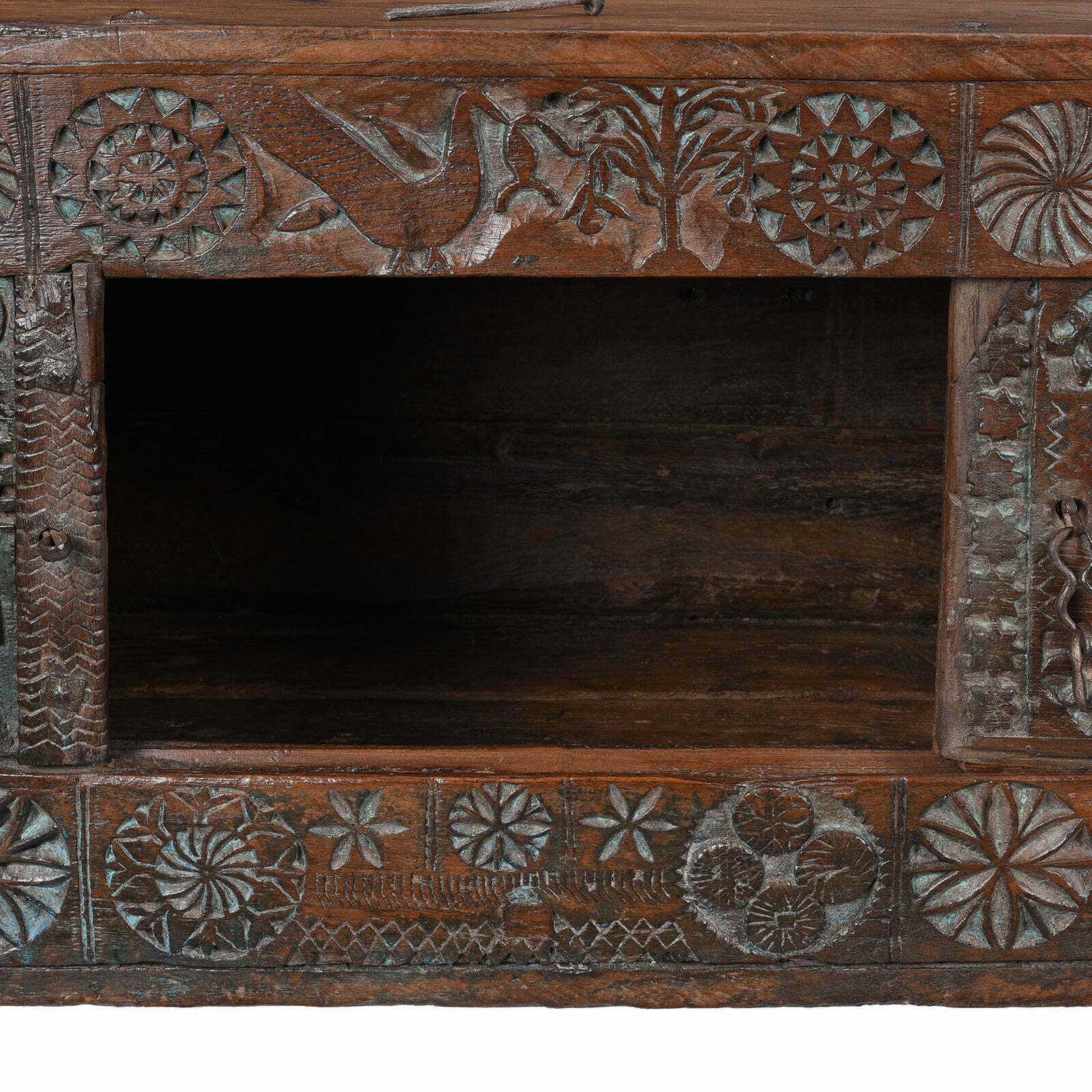 Antique Indian Majus Dowry Chest From Saurashtra, 19th Century photo Furniture