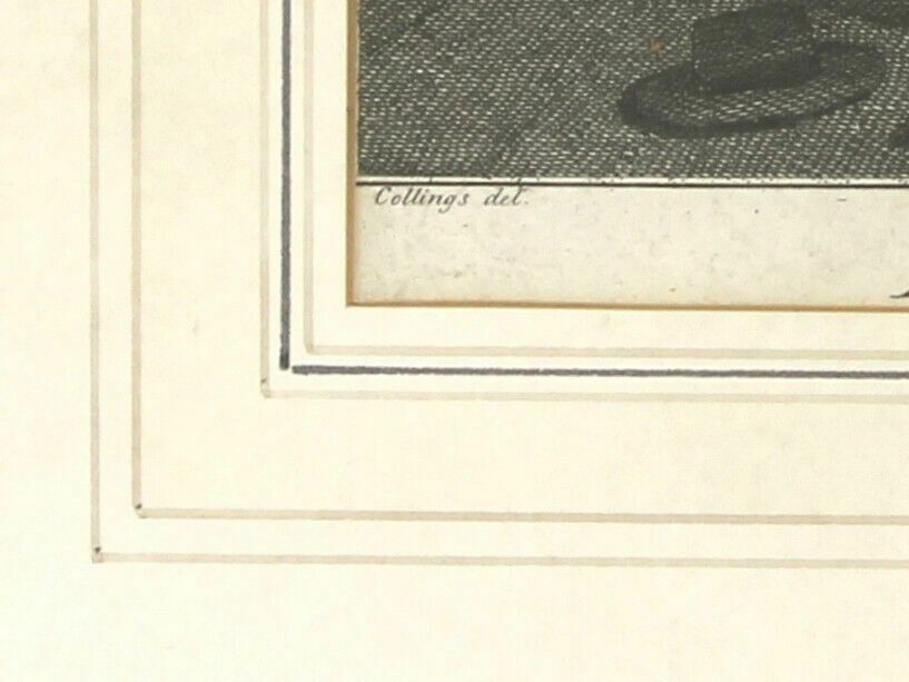 Etching By John Barlow From A Drawing By Samuel Collings A Pugilistick Club photo for sale