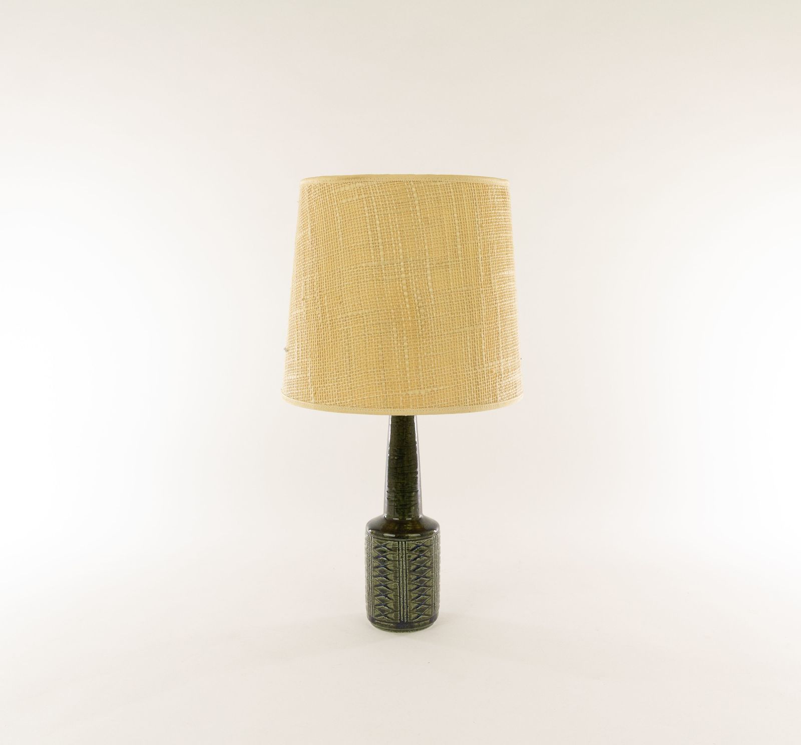 Pair Of Green Dl/21 Table Lamps By Linnemann Schmidt For Palshus, 1960s photo 1180.0