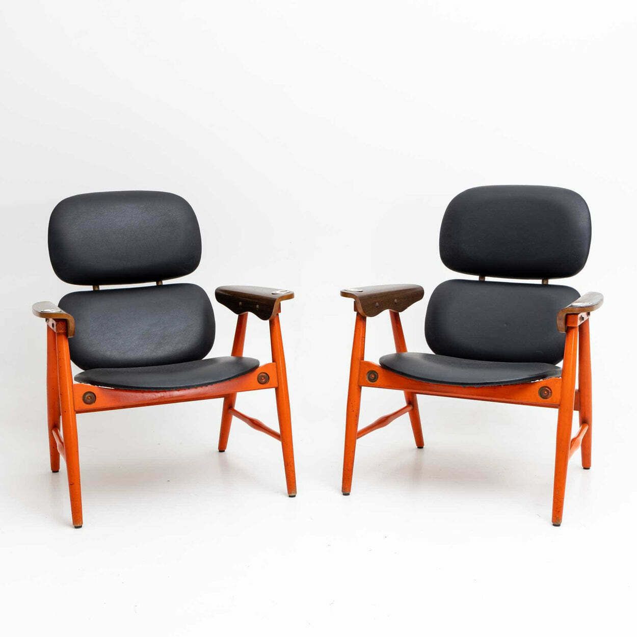 photo for sale Pair Of Poltronova Arm Chairs, Italy 1960se