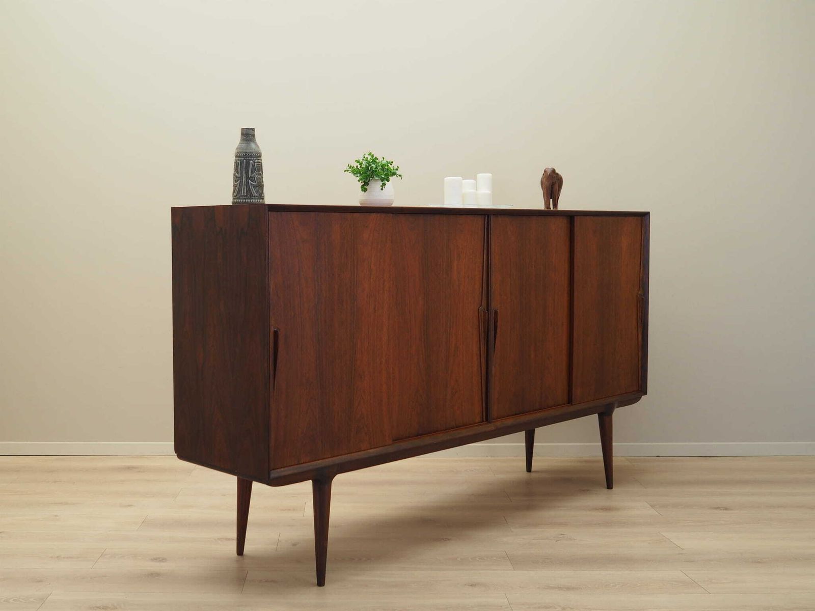 Vintage Highboard, Danish Design, 1970s, Manufacturer: Omann Jun photo vinterior