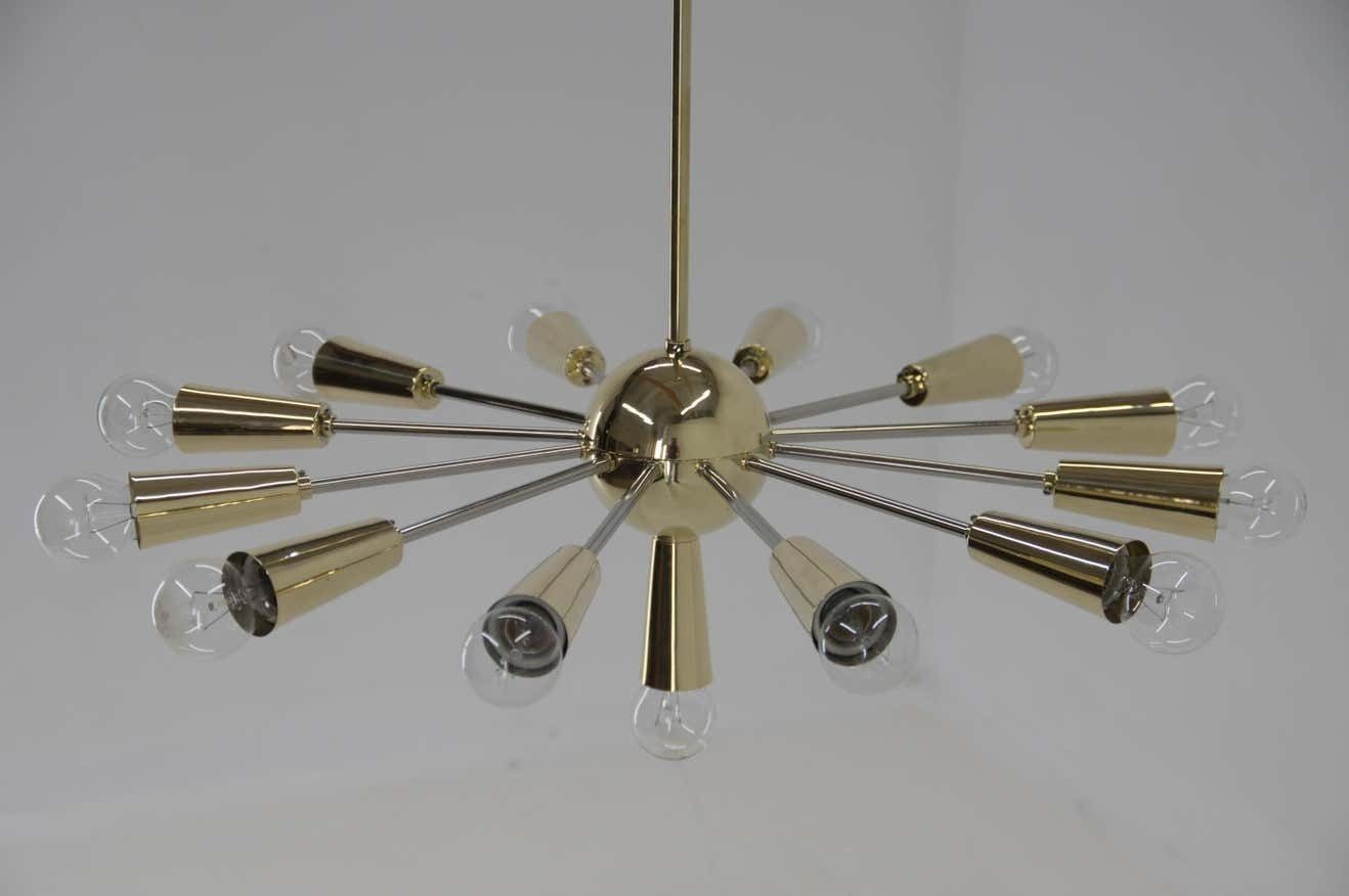 Space Age Sputnik Chandelier In Perfect Condition, Czechoslovakia, 1960s photo furniture