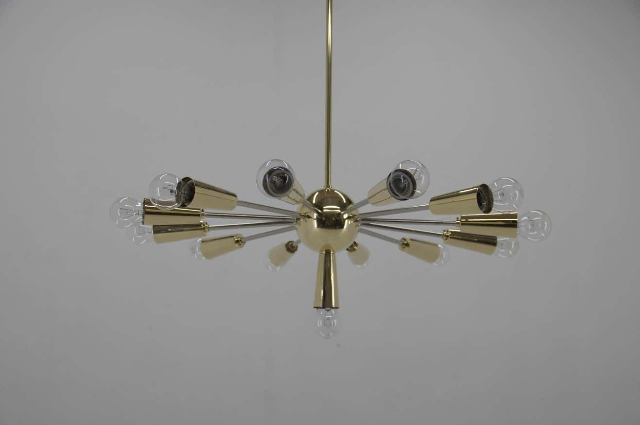 Space Age Sputnik Chandelier In Perfect Condition, Czechoslovakia, 1960s photo for sale