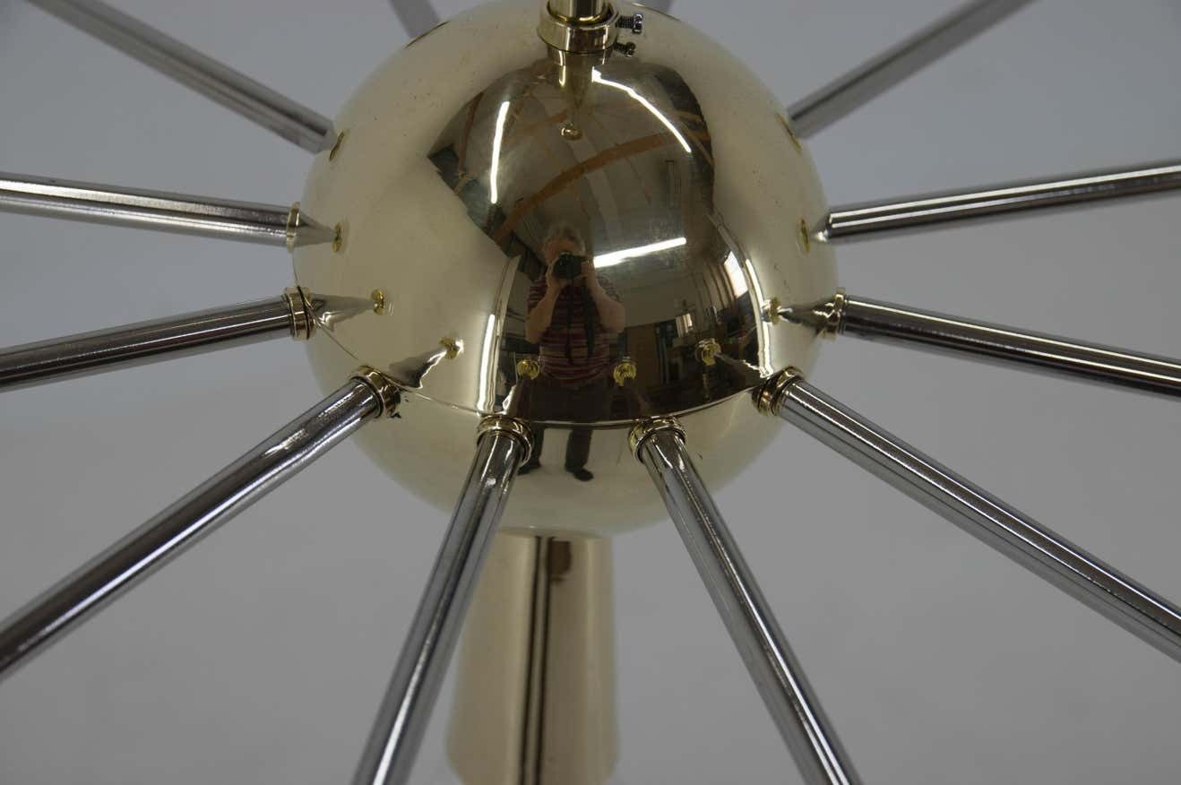 Space Age Sputnik Chandelier In Perfect Condition, Czechoslovakia, 1960s photo vintage