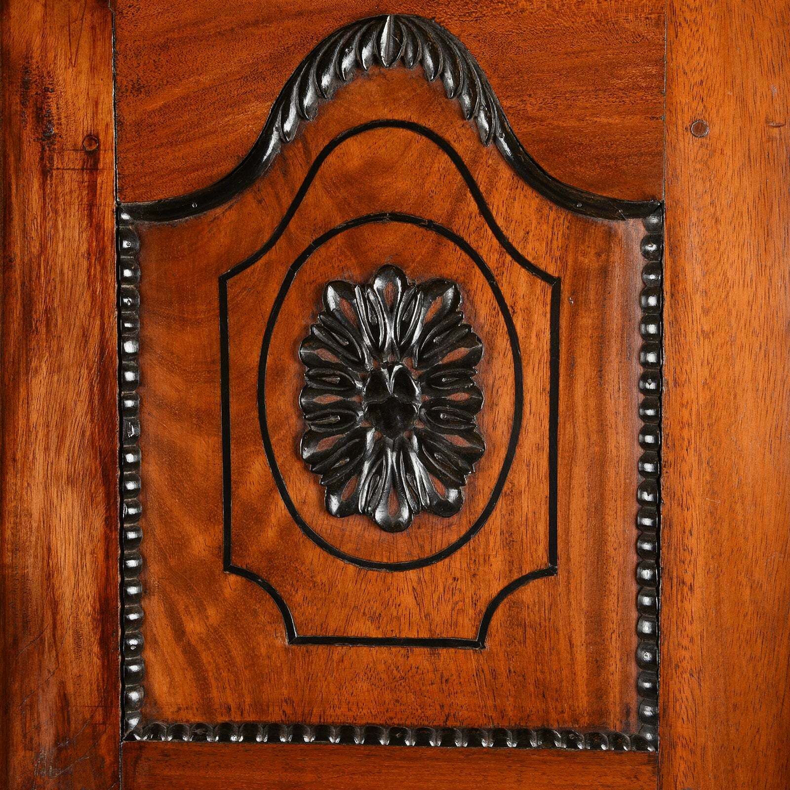 Indo Dutch Jackfruit & Ebony Cabinet From Sri Lanka,  19th Century photo buy