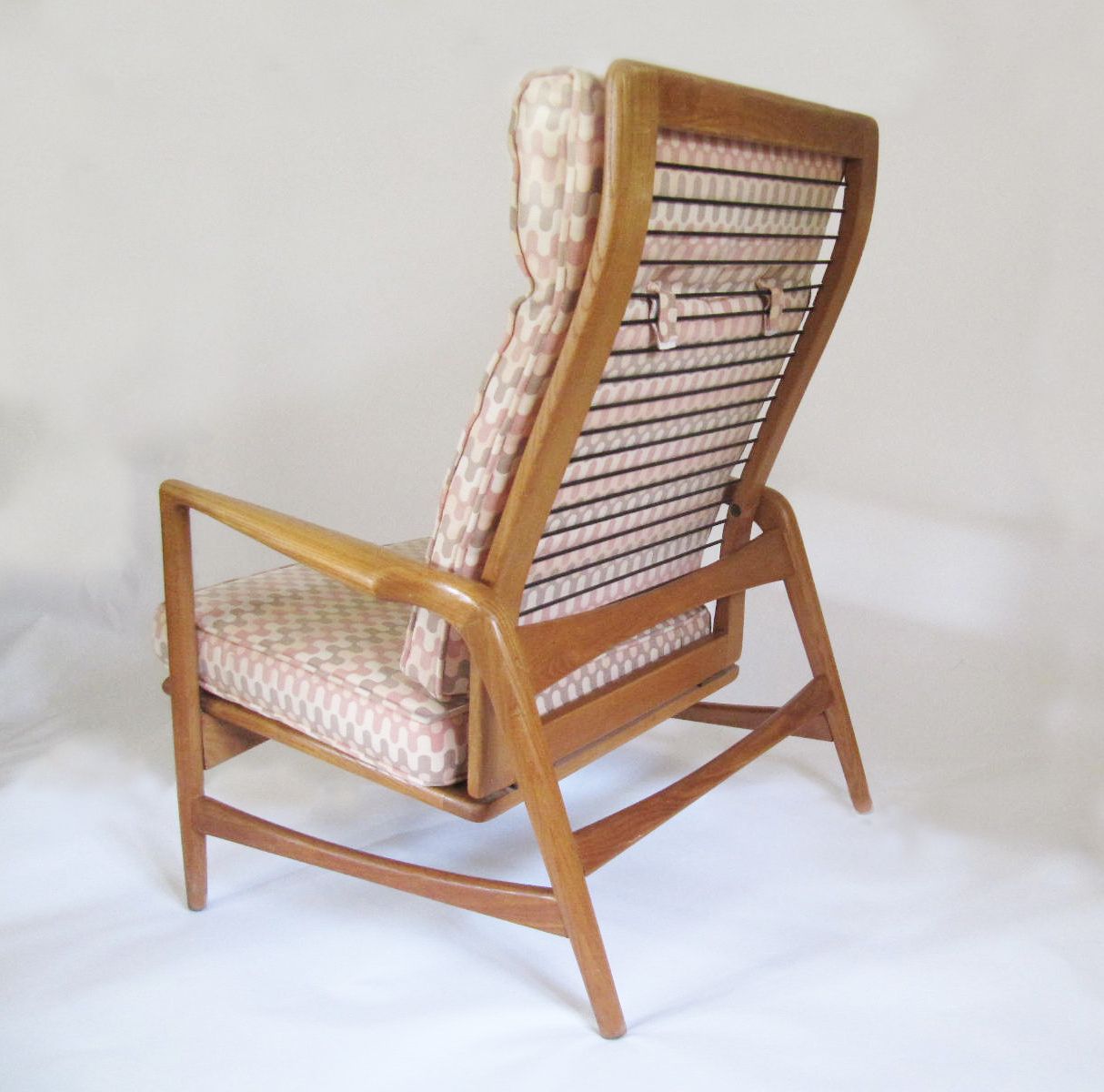 Danish Mid Century Design Classic Reclining Armchair Set Ib Kofod Larsen For Selig photo for sale