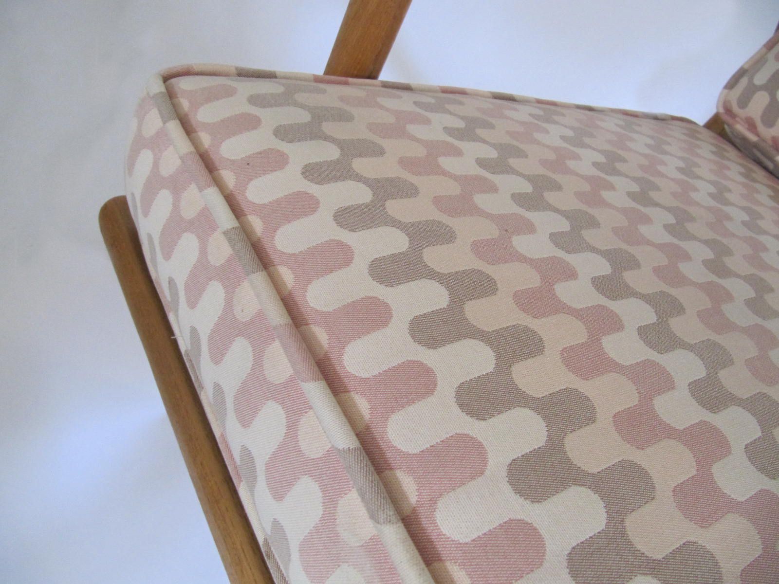 Furniture Danish Mid Century Design Classic Reclining Armchair Set Ib Kofod Larsen For Selig photo