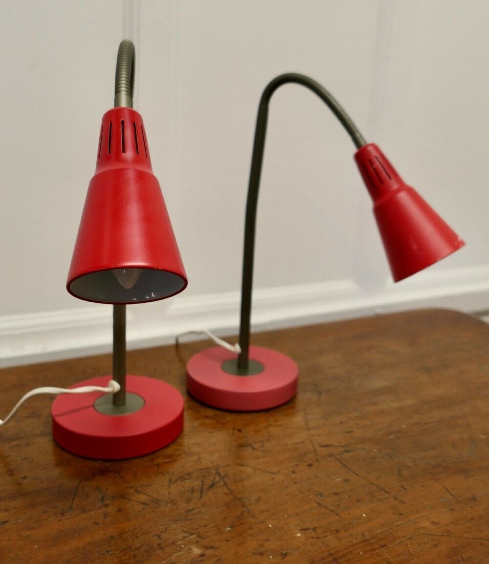 A Pair Of Vintage Retro French Angle Desk Lamps photo 354.0