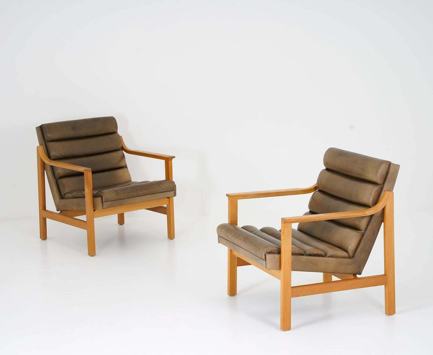 photo furniture Mid Century Swedish Lounge Chairs By Karl Erik Ekselius For Joc Vetlanda