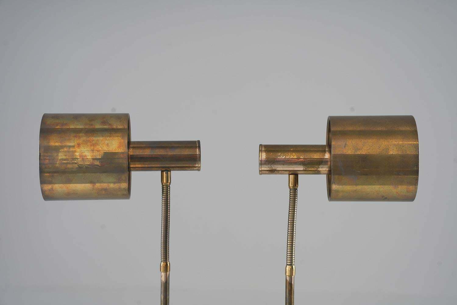 Scandinavian Midcentury Table Lamps In Brass By Konsthantverk Tyringe photo 3552.0