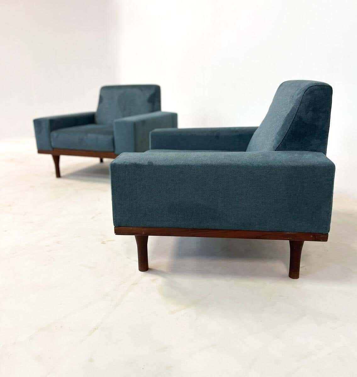 Mid Century Modern Pair Of Armchairs Model "Australia" By Illum Wikkelsø photo buy