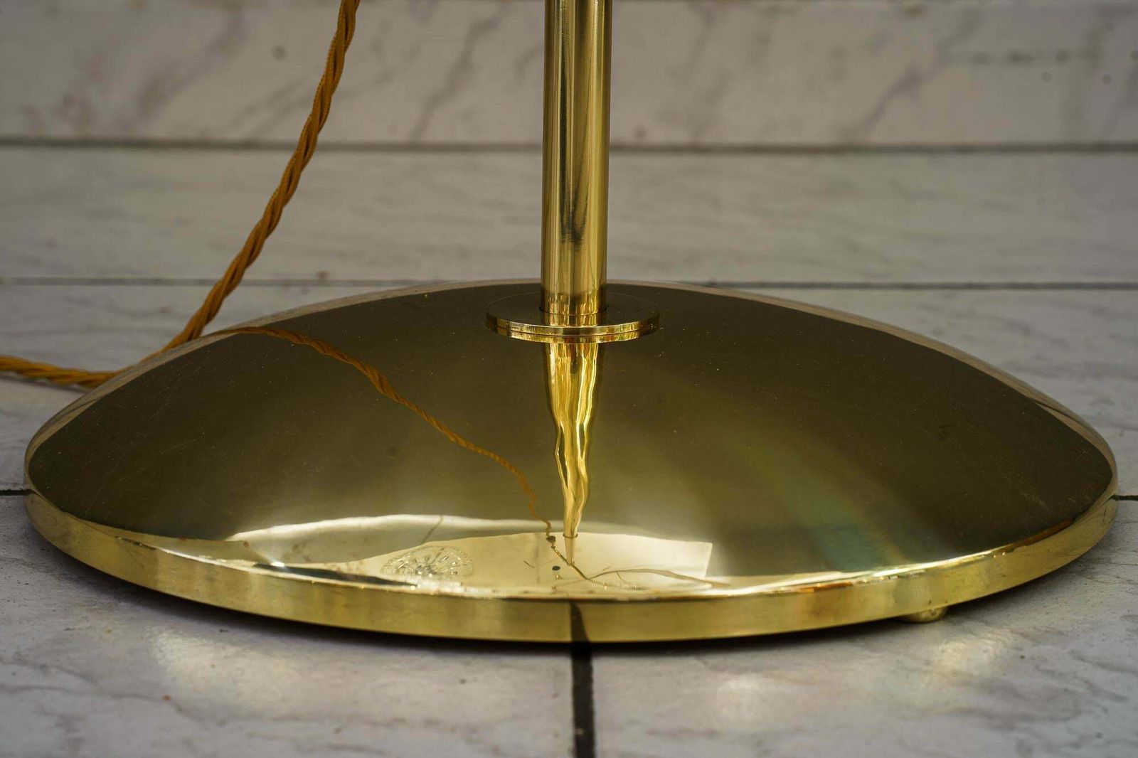 Rare And Big Adjustable Floor Lamp With Original Shade By Kalmar Around 1950s photo buy
