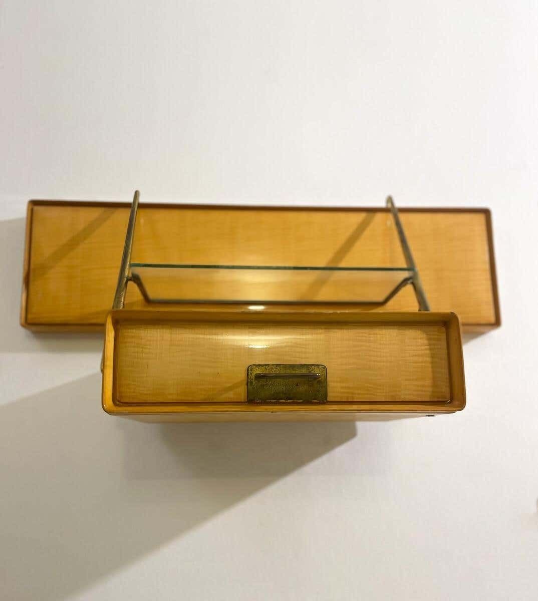 Mid Century Modern Pair Of Nightstands By Silvio Cavatorta, 1950s photo for sale