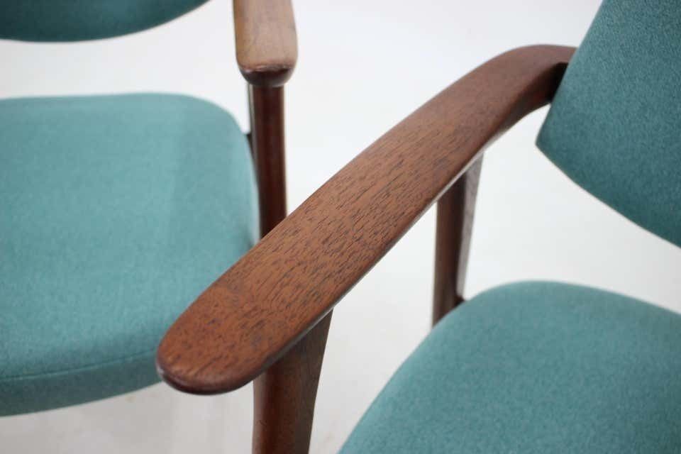 1960s Very Rare Erik Kierkegaard Teak Dining Chairs, Set Of 8 photo vintage