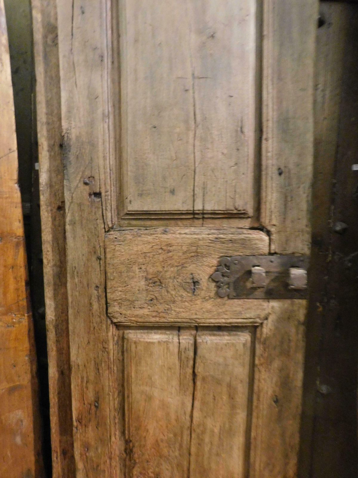 Antique Arched Walnut Door, Carved In The 18th Century, Italy photo buy