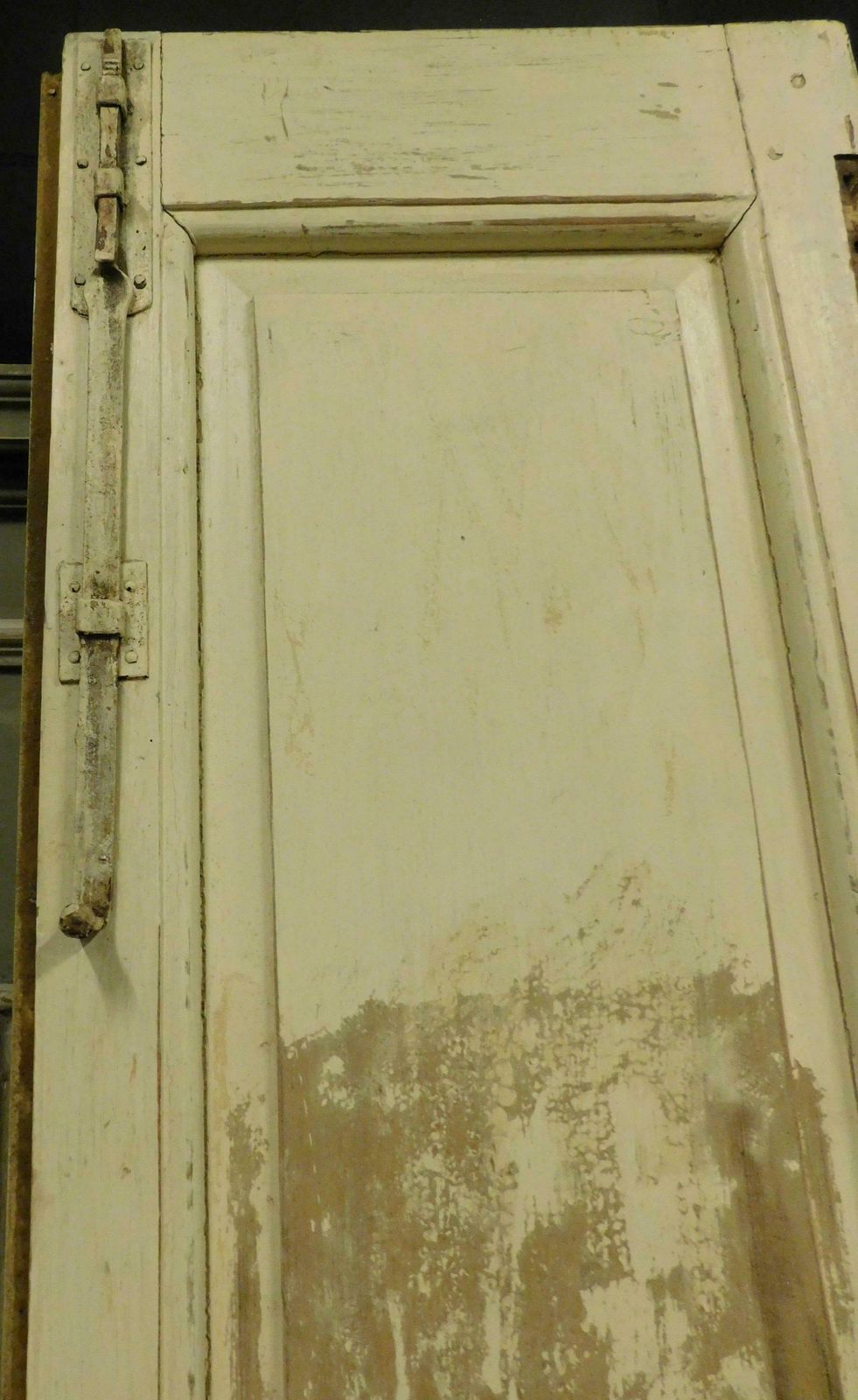 photo for sale Set Of 2 Lacquered And Painted Doors, Green And Yellow, 18th Century Rome
