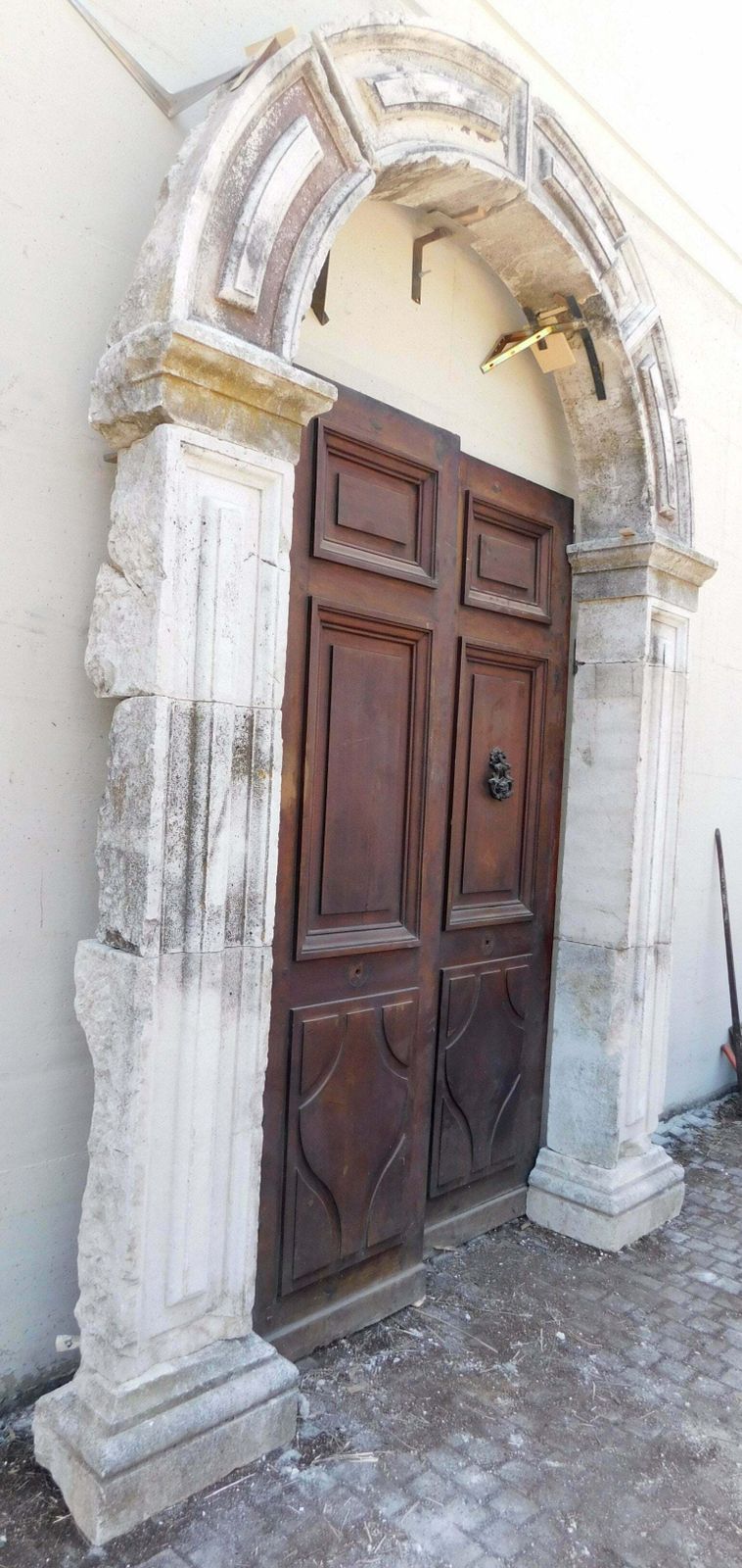 Stone Portal, Frame For Entrance Door, Carved From The 17th Century, Italy photo furniture