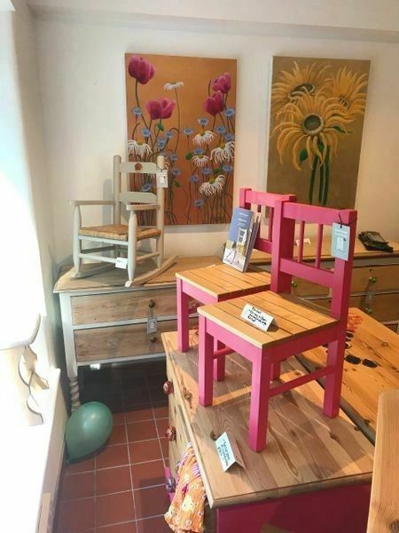 Set Of 2 Pink Children's Chairs photo furniture