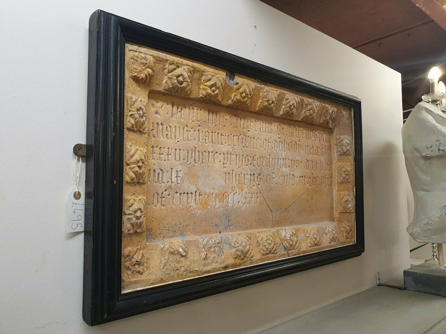 Old Latin/Archaic English Tablet 0374 photo furniture