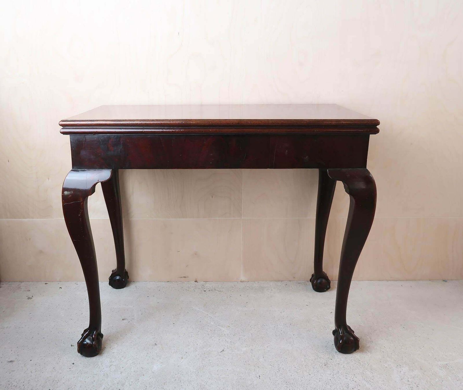 Antique Chippendale Style Side Table With Claw And Ball Feet. C.1780 photo buy