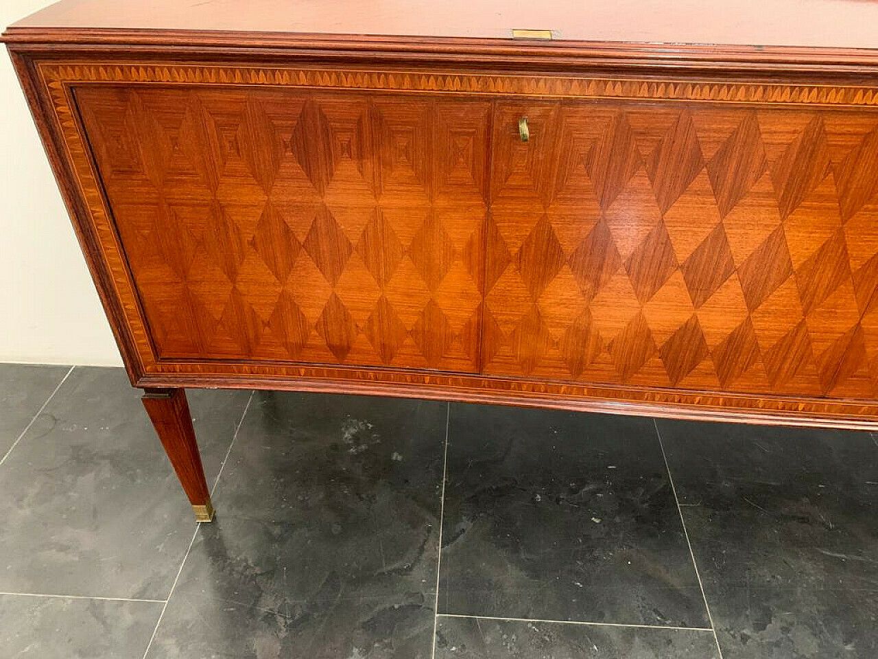 photo for sale Inlaid Sideboard Attributed To Paolo Buffa For La Permanente Mobili Cantù, 1950s