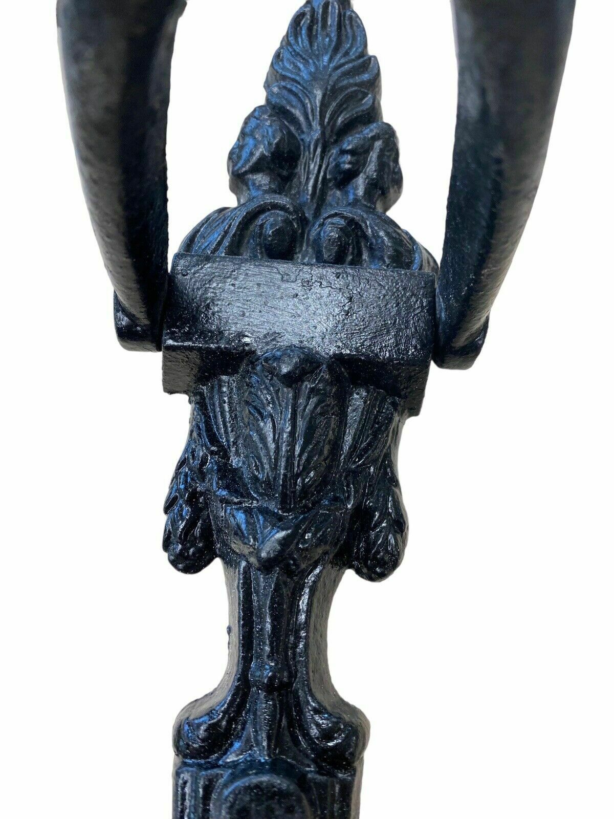 Victorian Cast Iron Front Door Knocker Antique Old Period Metal Reclaimed Salvag photo 100.3