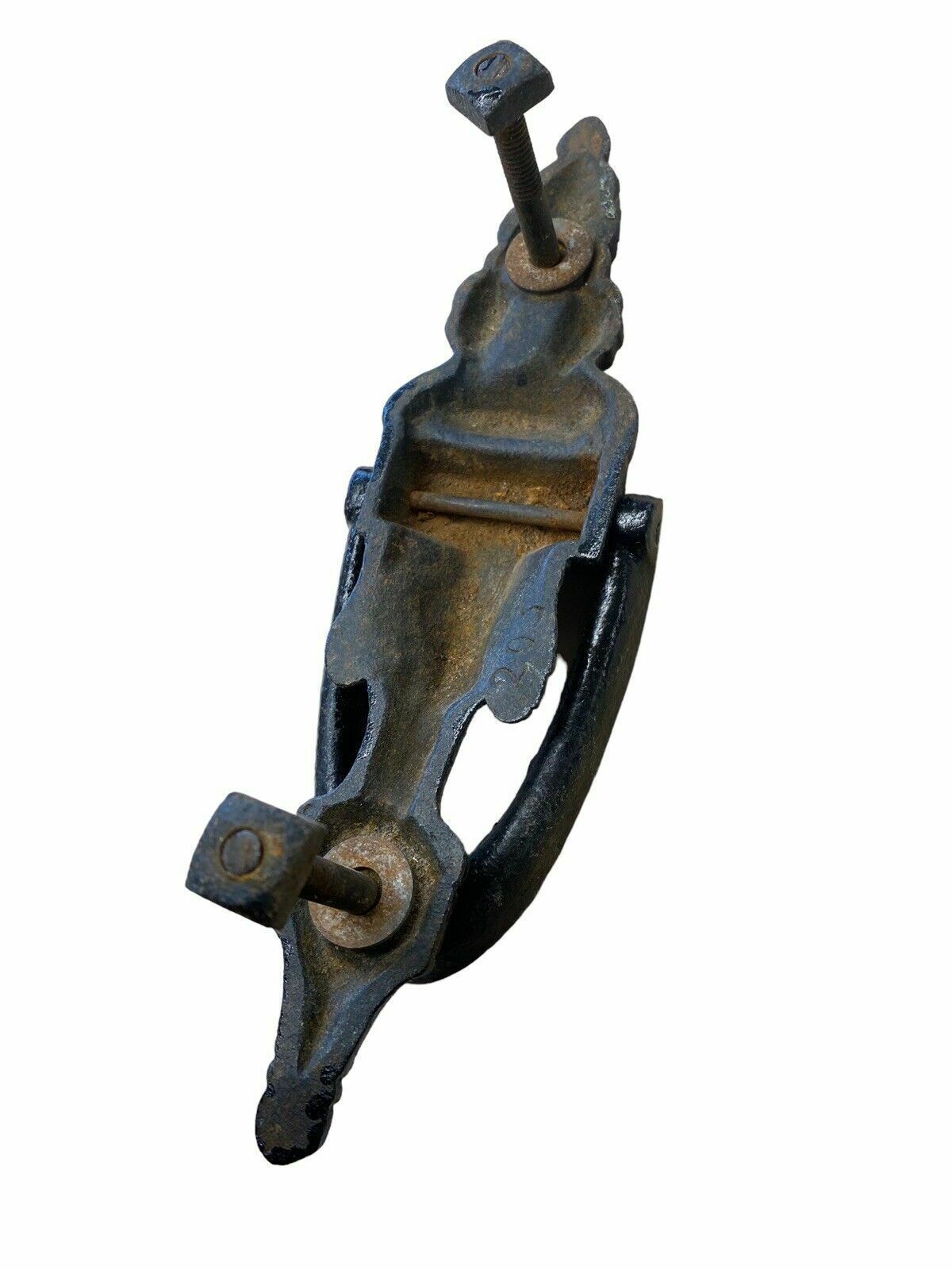 Victorian Cast Iron Front Door Knocker Antique Old Period Metal Reclaimed Salvag photo buy