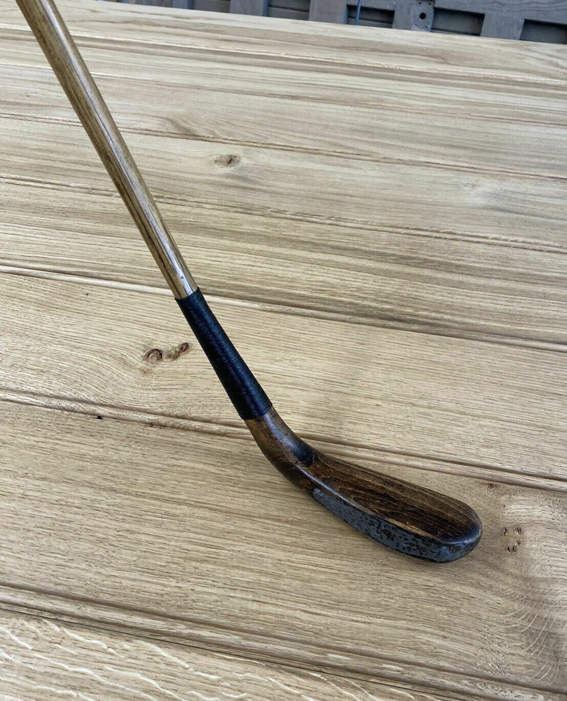 Antique Long Nose Hickory Putter Club Mcewan Golf Club C1860 Musselburgh