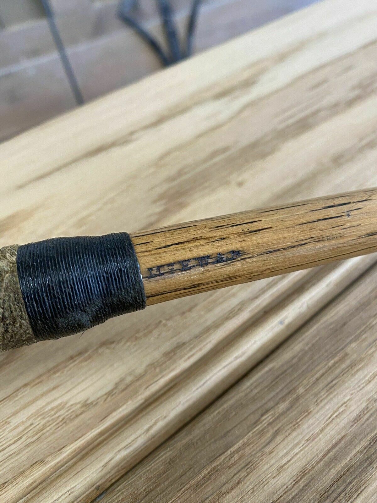 Antique Long Nose Hickory Putter Club Mcewan Golf Club C1860 Musselburgh photo vinterior