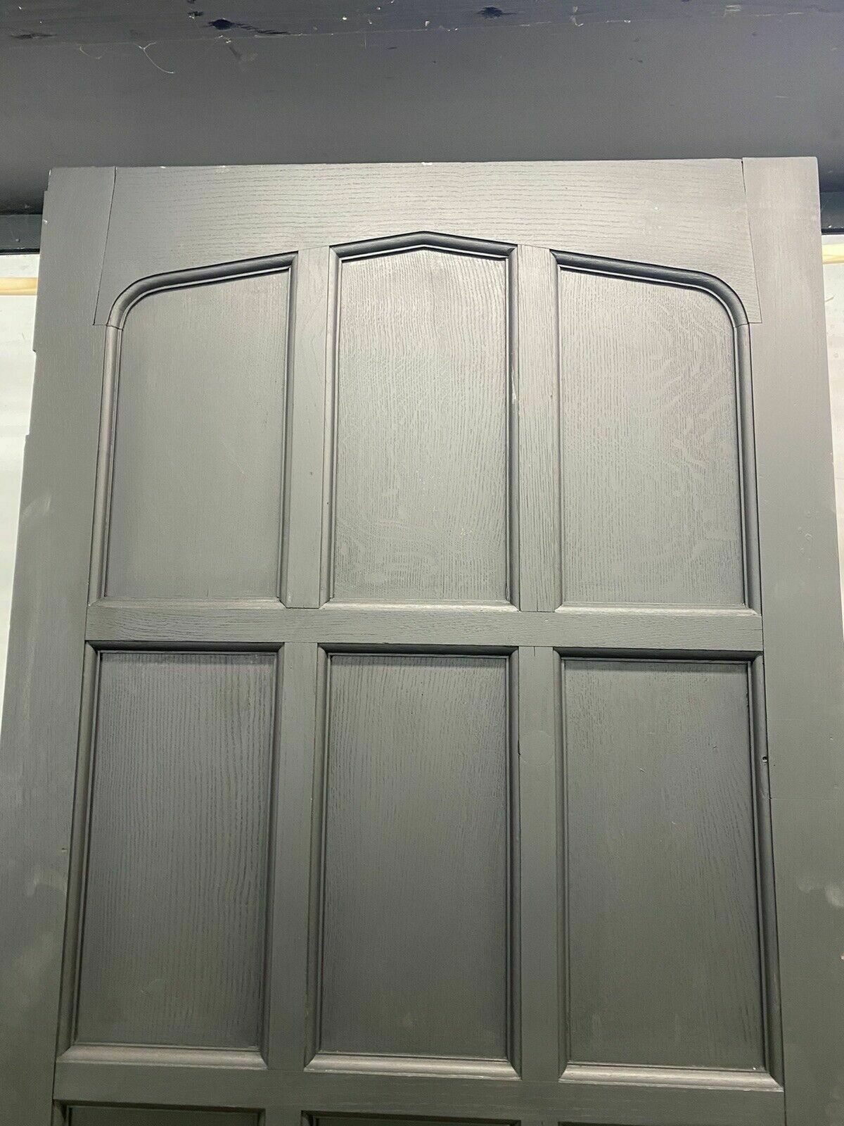 photo for sale Restored Large Solid Oak Front Door Tudor Gothic Period Antique Reclaimed Wooden